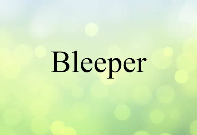 bleeper