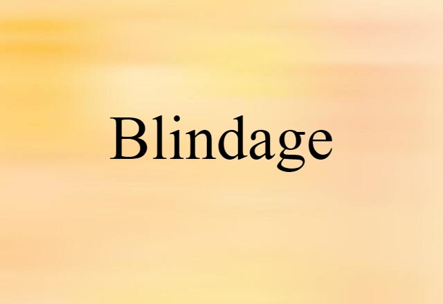 blindage