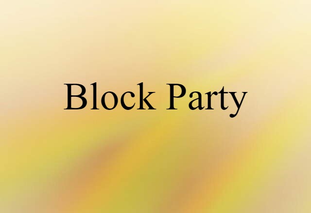 block party