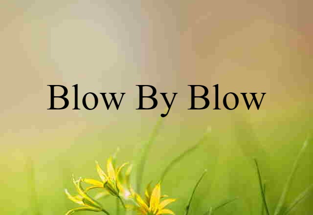 blow-by-blow