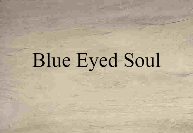 blue-eyed soul