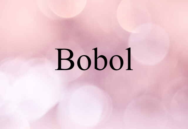 Bobol (noun) Definition, Meaning & Examples