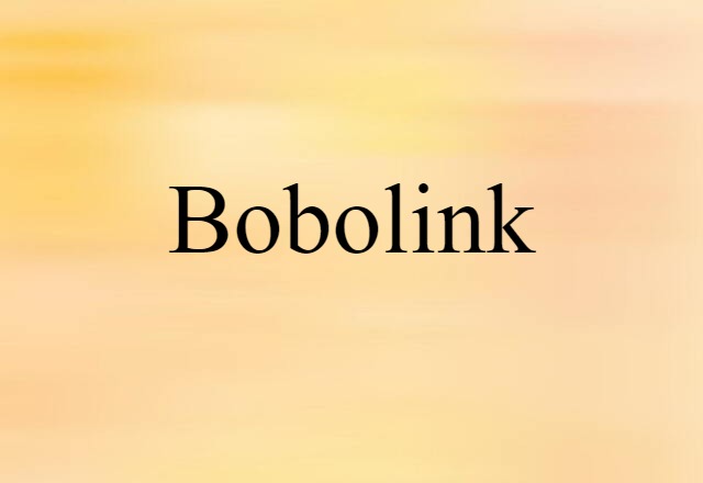 bobolink