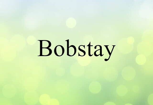 bobstay