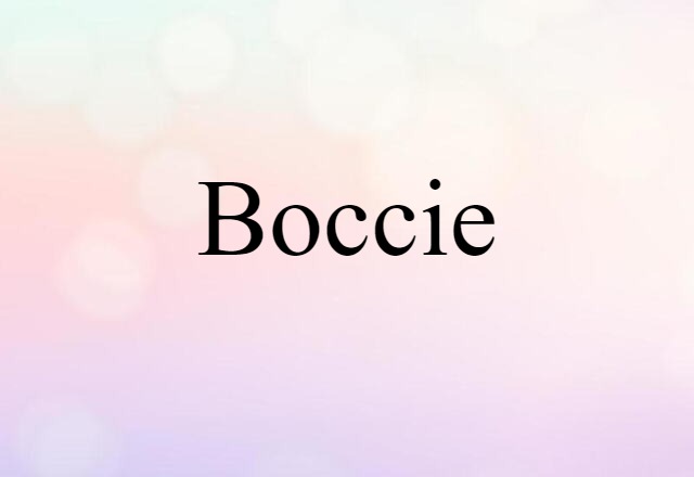 boccie