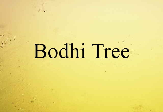 Bodhi Tree