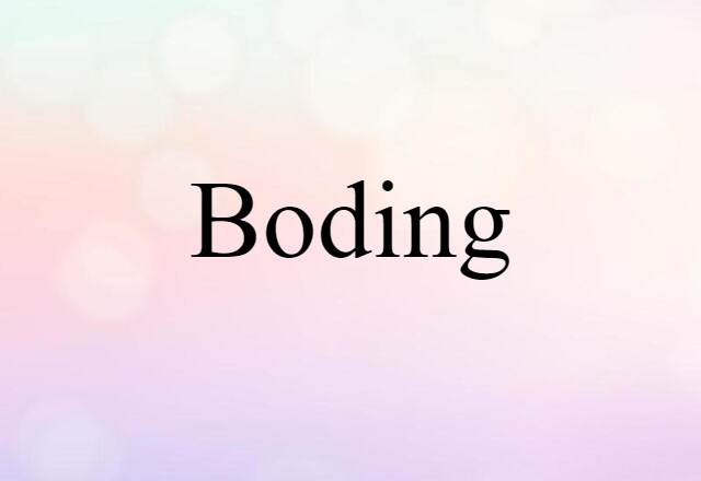 boding