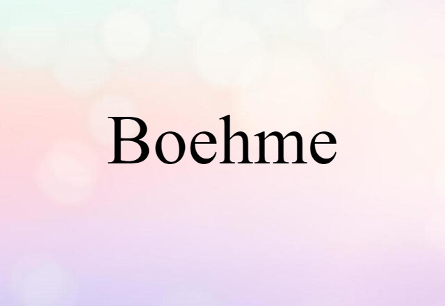 Boehme