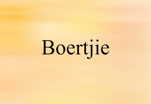 boertjie