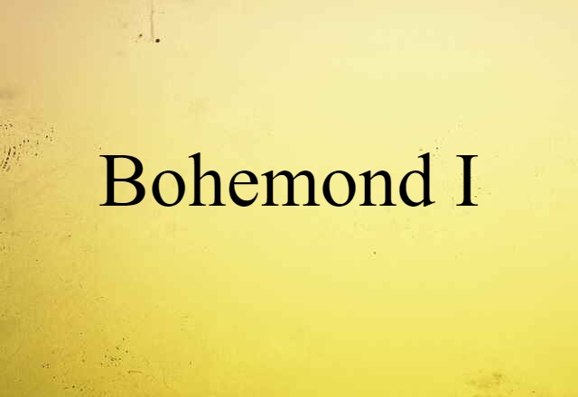 Bohemond I