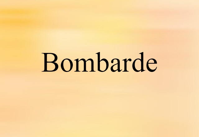 bombarde