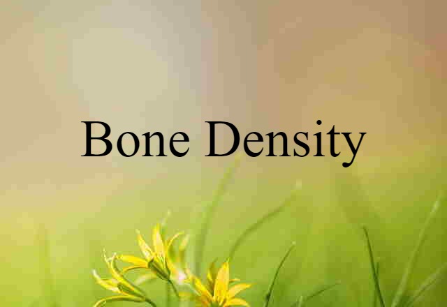 bone density