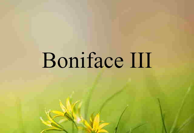 Boniface III