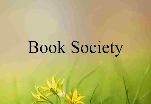 book society