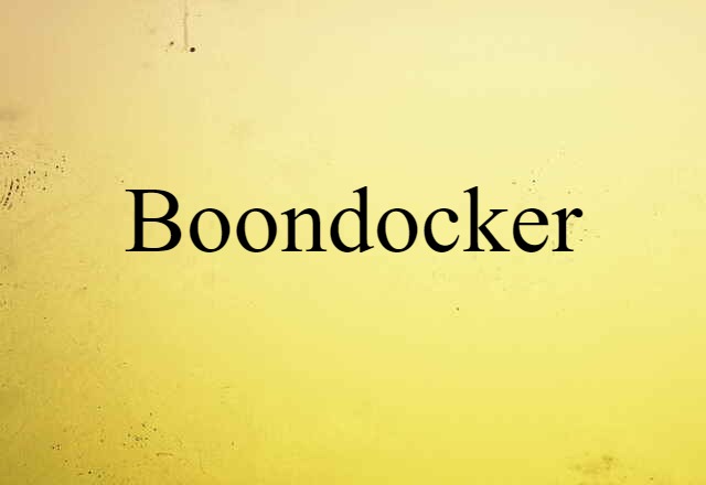 boondocker