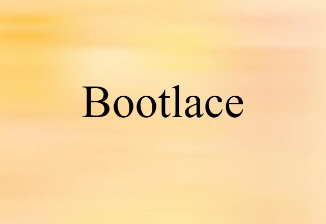 bootlace