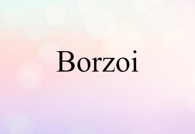 borzoi