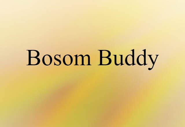 bosom buddy