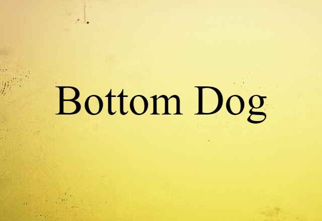 bottom dog