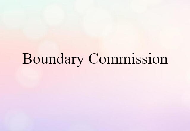 Boundary Commission