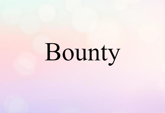 bounty