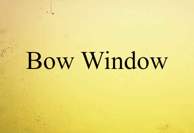 bow window