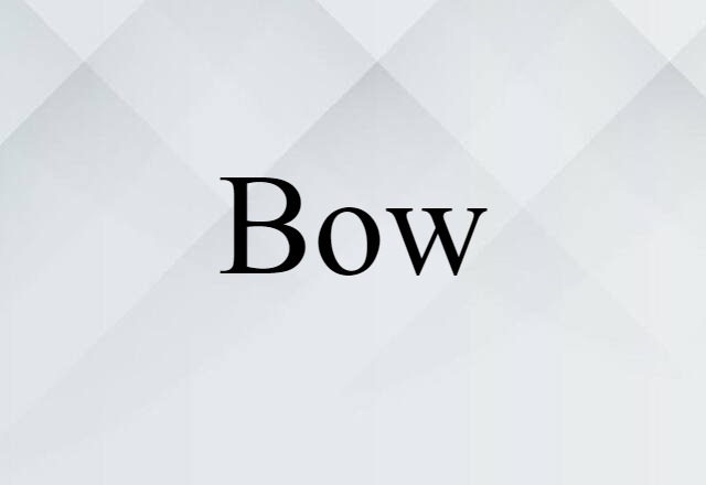 bow