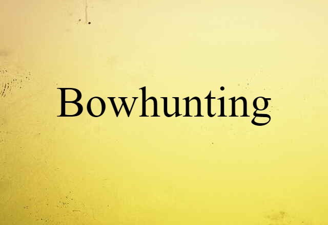 bowhunting