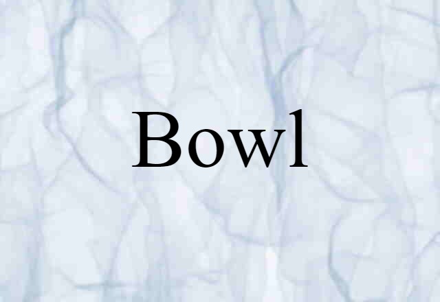 bowl