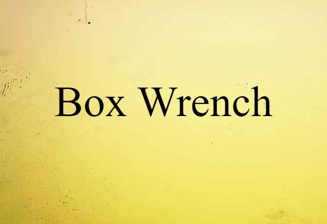 box wrench