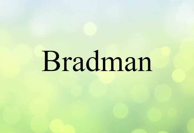 Bradman