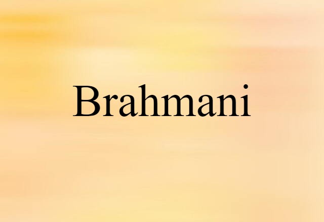 Brahmani