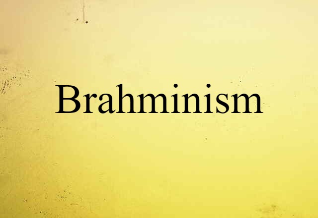 Brahminism