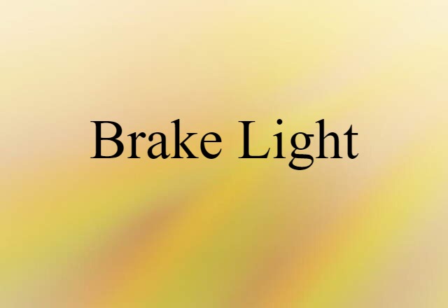 brake light