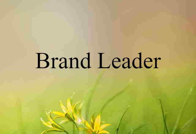 brand leader