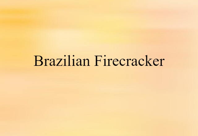 Brazilian firecracker