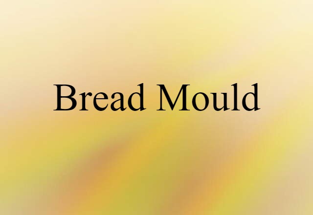 Bread Mould (noun) Definition, Meaning & Examples