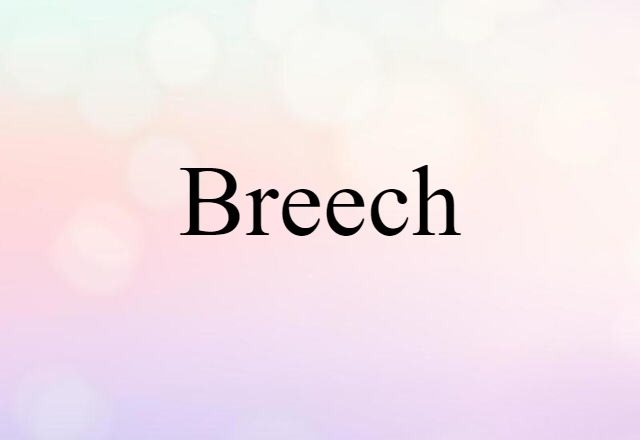 breech