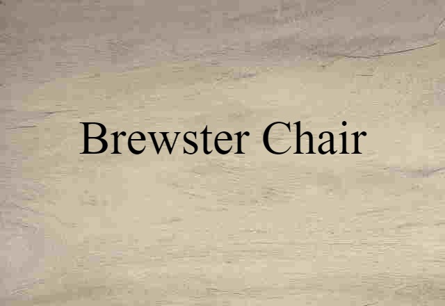 Brewster chair