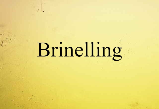 brinelling