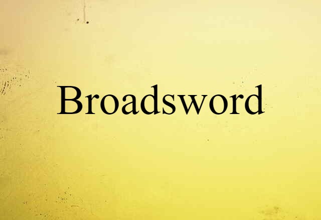 broadsword