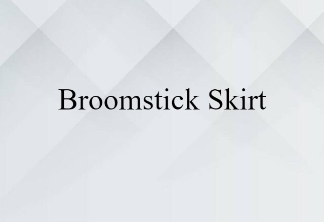 broomstick skirt