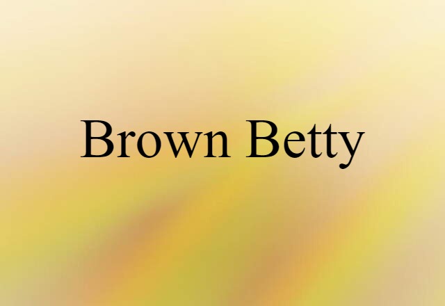 brown betty