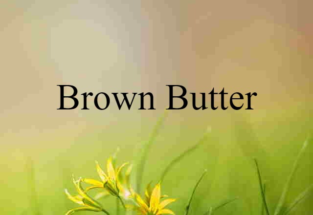 brown butter