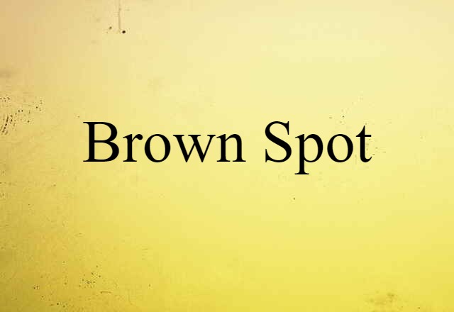 brown spot