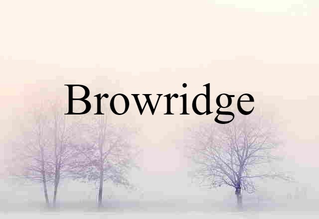 browridge