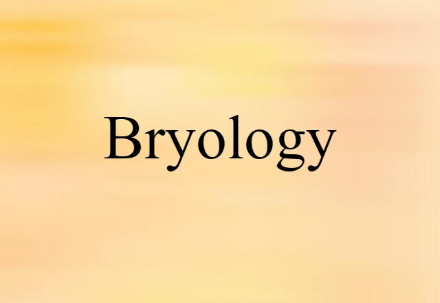 bryology