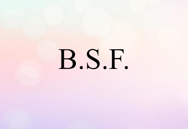 B.S.F.