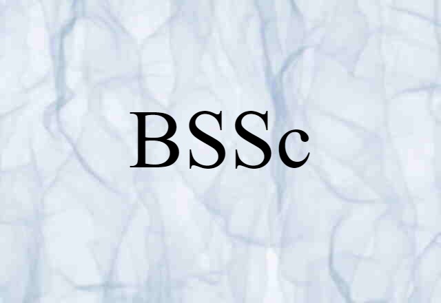 BSSc