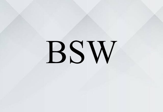 BSW